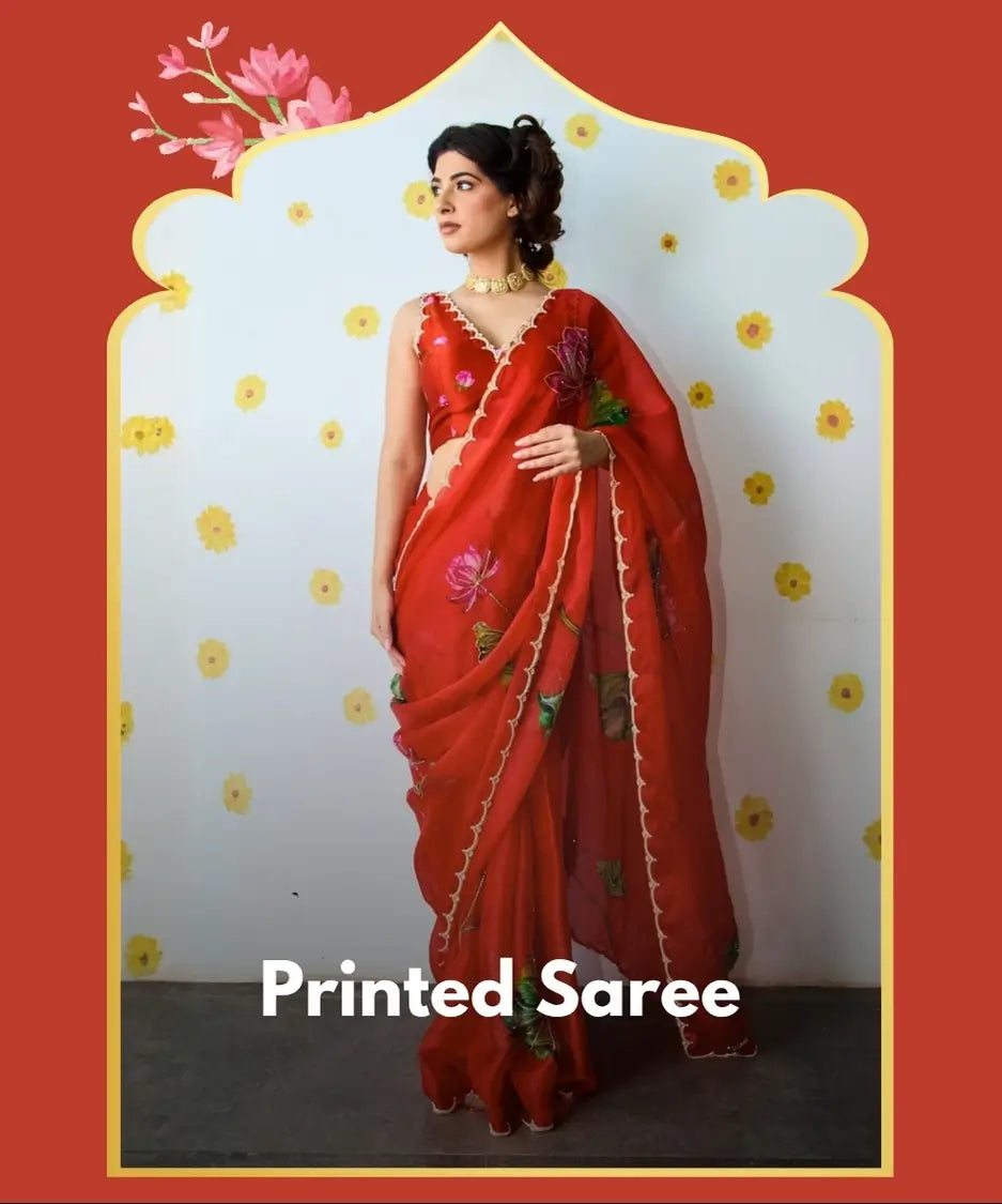 Printed Saree