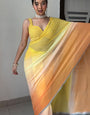 Elegant 1-Minute Ready To Wear Multi Color Georgette Saree