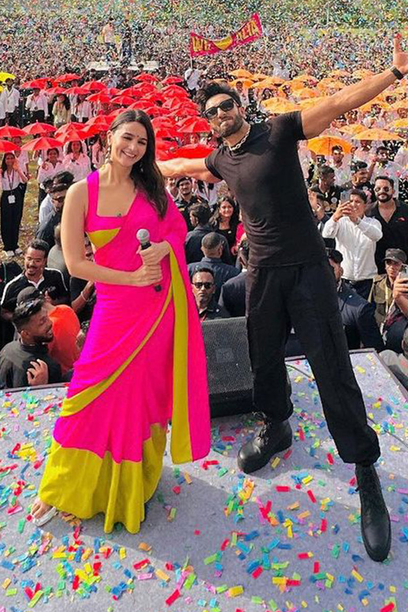 Phenomenal 1-Minute Ready To Wear Pink And Yellow Satin Saree - thelotusfab