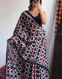 Luminous 1-Minute Ready To Wear Multicolor Cotton Saree