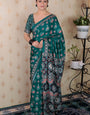 Embrocation Rama 1 Minute Ready To Wear Digital Printed Crape Silk Saree