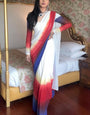 Sophisticated 1-Minute Ready To Wear Multi Color Georgette Saree