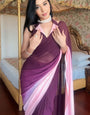 Hypnotic 1-Minute Ready To Wear Multi Color Georgette Saree