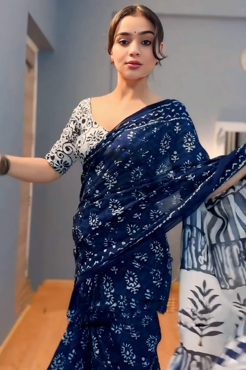 cotton saree to dress Pink Kanchi Cotton Anarkali Dress: Handloom Border, Hand-Embroidered Neck,cotton saree dress,narayanpet dress,border dress,Indian kurta USA