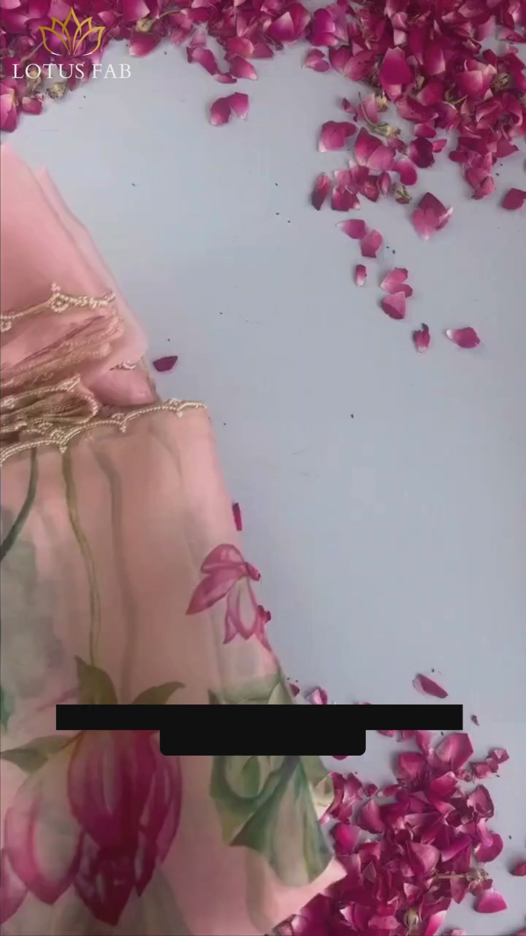 Refreshing 1-Minute Ready To Wear Baby Pink Organza Silk Saree